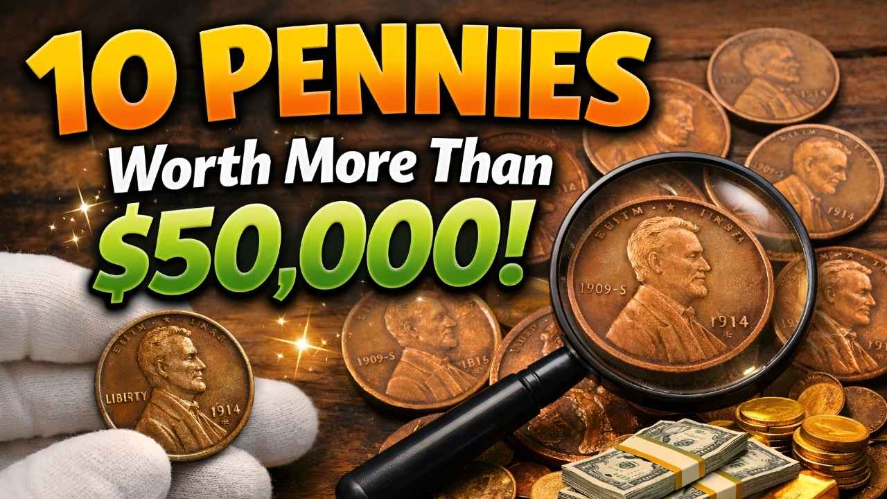 10 Pennies Worth More Than $50,000 – Hidden Treasures in Your Change